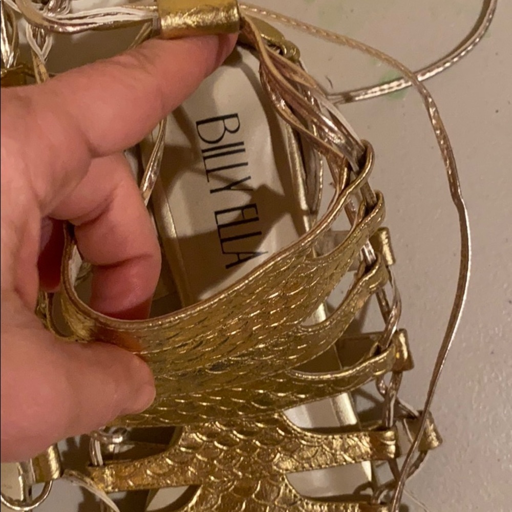 Gold Sandals - Picture 2 of 4
